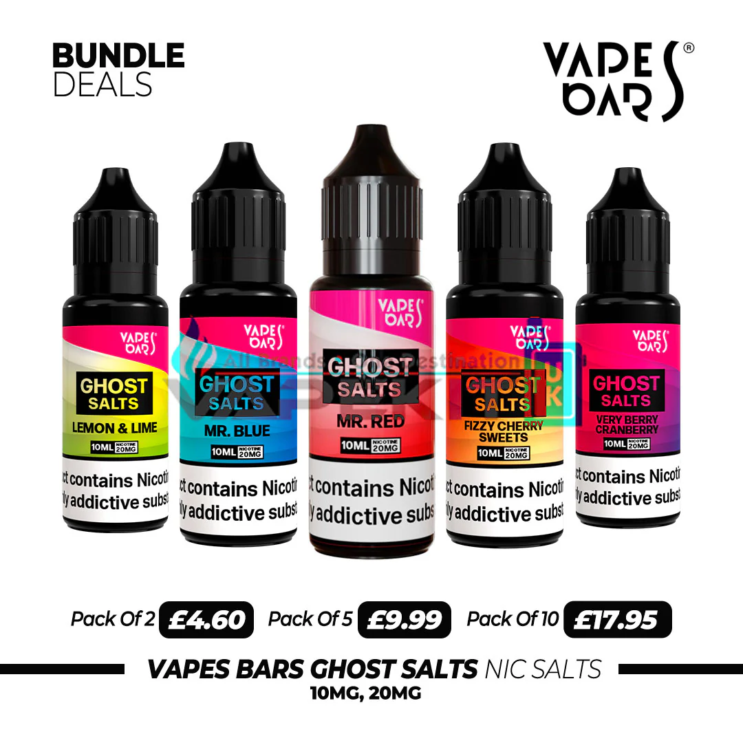 Vapes Bars Ghost Nic salts Gummy Bear  - Only for £2.49 BIG SAVING! - Image 3
